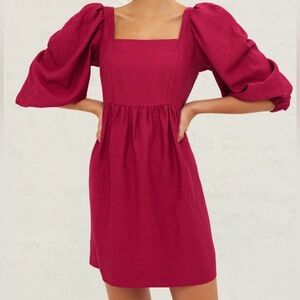 ba&sh Vibrant Fuchsia Dress
